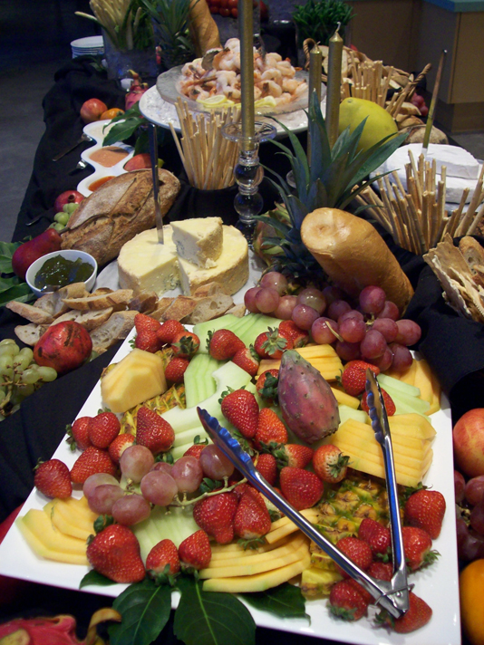 Fruit and Cheese Platter, Seafood Platter